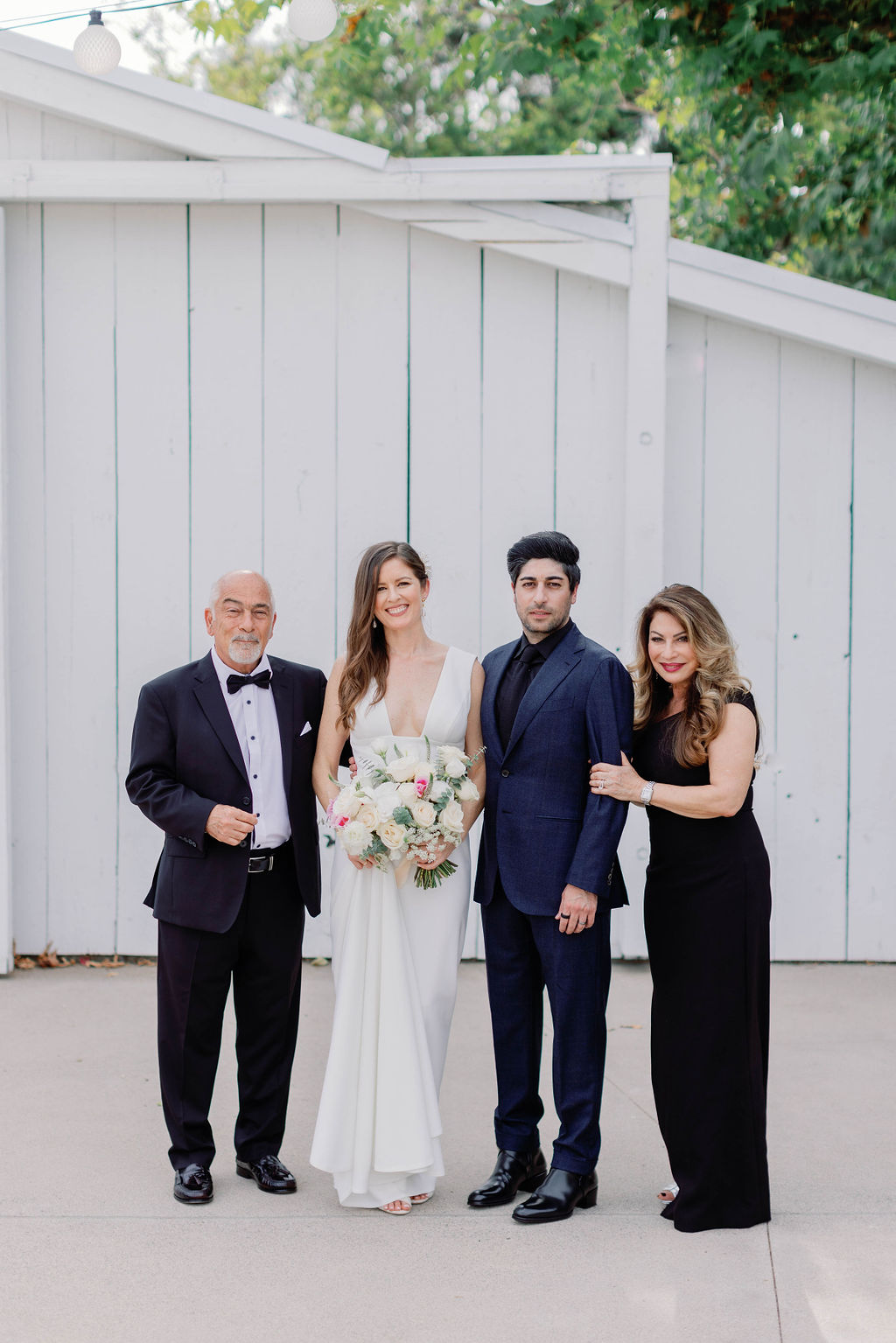 Family Portrait photo at Aliso Viejo Ranch wedding by Sarah Block Photography