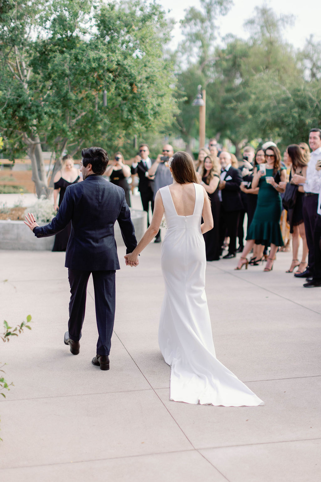 Groom and Bride wedding ceremony by Sarah Block Photography